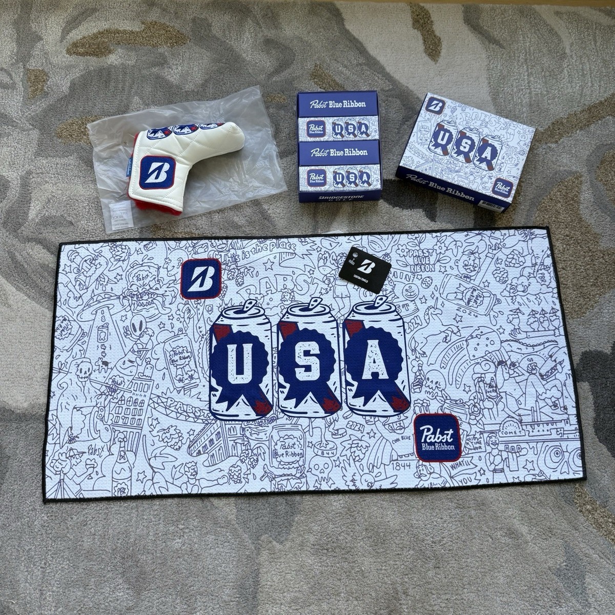 pabst blue ribbon パブスト　アクセサリー パブスト ブルー リボン Pabst Blue Ribbon カン キーリング