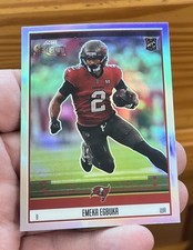 2025 Panini Select - Score Select Throwback Emeka Egbuka #21 Silver Prizm (RC)