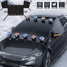 Winter Magnetic Car Windshield Cover Protector Snow Ice Frost Guard Sun Shade US