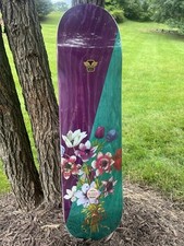 New Sealed Monarch Project Sky Brown Botanic Floral 8.0 Skateboard Deck