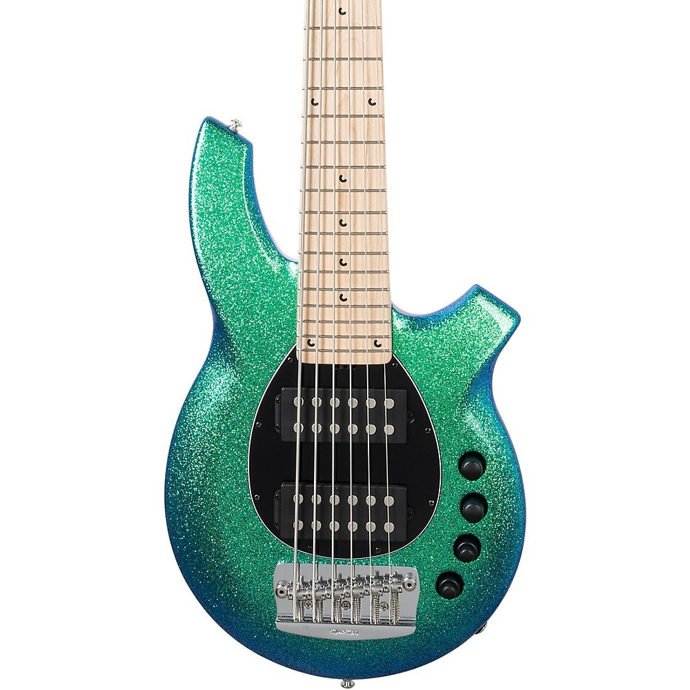 Ernie Ball Music Man Bongo 6 6String Electric Bass Guitar  Mystique
