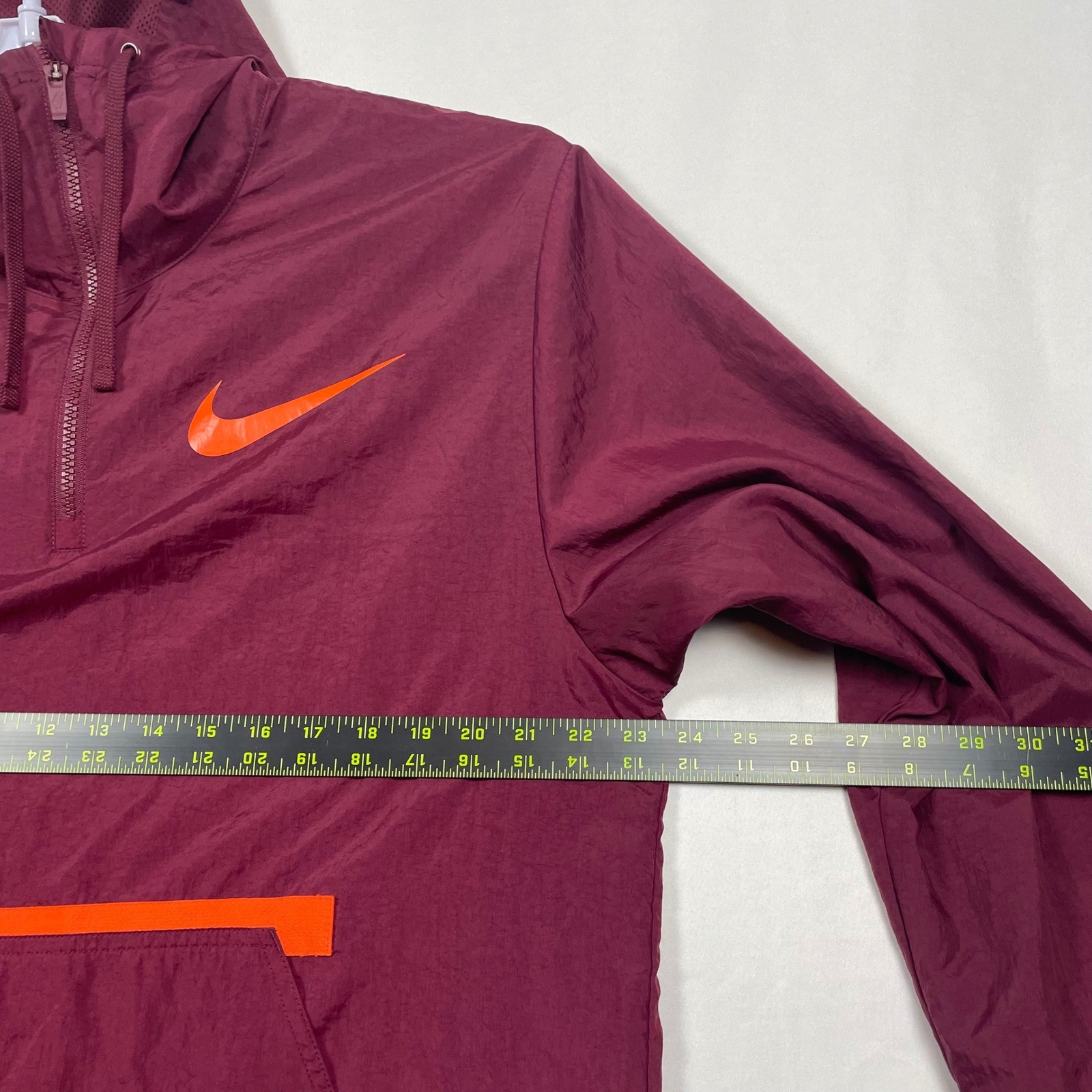 Nike + VT Packable Pullover Windbreaker Virginia … - image 5