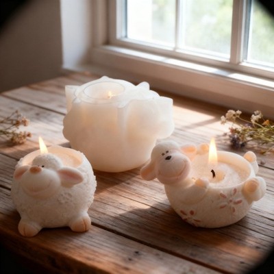 Holder Silicone Mold Jewelry Storage Box Mold Tealight Holder Mold