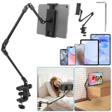 360° Rotation Desk Tablet Holder for iPad Pro Air Mini Samsung Surface 4-12.9"