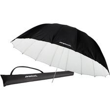 Westcott 7 Feet Parabolic Umbrella, White/Black