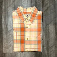 Woolrich Short Sleeve Button Down - Large