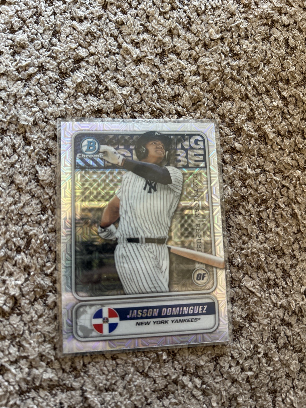 2020 Bowman - Spanning the Globe Chrome Jasson Dominguez #STG-JD Mojo Refractor