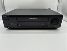 Tested Sony SLV-495 VHS 4 Head VCR Hi-Fi Video Cassette Recorder