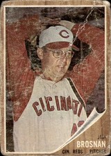 Jim Brosnan 1962 Topps #2 Cincinnati Reds