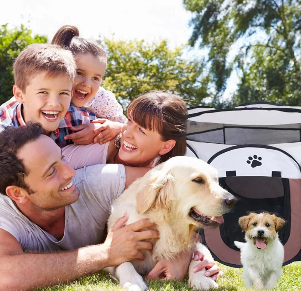 Hundekäfig mit exzellenter Luftzirkulation – 74x74x43 cm für Indoor & Outdoor - Bild 4 von 4