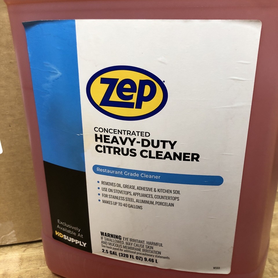ZEP Concentrated HeavyDuty Citrus Cleaner 2.5 Gallon New eBay