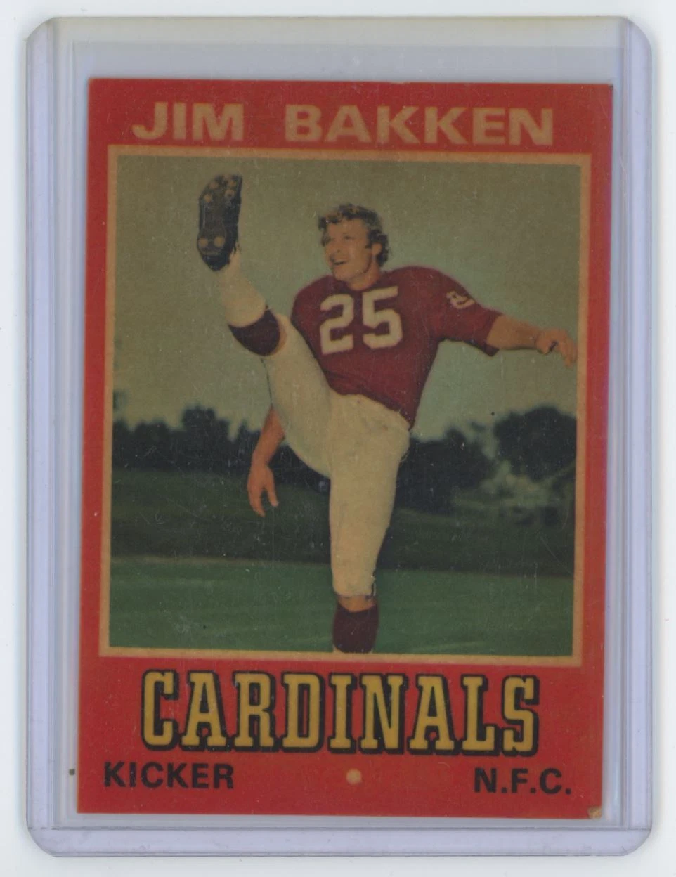 1974 TOPPS JIM BAKKEN . ST. LOUIS CARDINALS #1