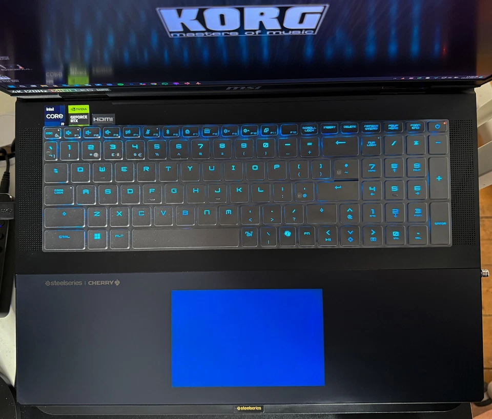 For MSI Titan 18 HX A14V A14VX A14VIG A14VHG,AI A2XWJG A2XWIG TPU Keyboard Skin - Image 2 of 4