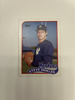 1989 Topps - #484 Steve Shields