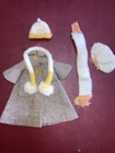 VINTAGE BARBIE TRESSY TAMMY SIZED HATS, SCARFS & COAT