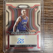 Brandon Boston Jr. #PNM-BBJ Prices | 2024 Panini Prizm Penmanship