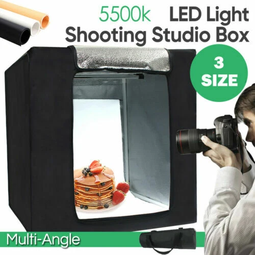 Photo studio box with led light deals