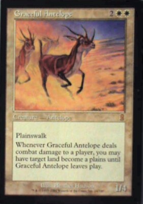 Graceful Antelope - Odyssey: #24, Magic: The Gathering Nm R155