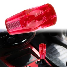 100mm Universal Red Crystal Bubble Manual Racing Gear Shift Knob Shifter Jdm 100mm Universal Red Crystal Bubble Manual Racing Gear Shift Knob Shifter Jdm