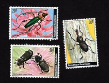 Rwanda SC 865-867 Insects MNH