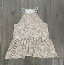 Gaze Tan & Black Animal Print Relaxed Fit Tan...