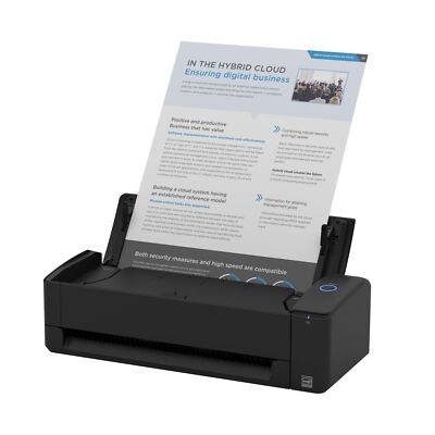 ScanSnap iX1300 Compact Wireless or USB Double-Sided Color Document, Photo & ...