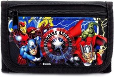 Marvel Avengers Small Tri Fold Wallet for kids - BLACK