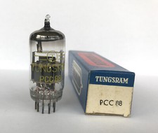 PCC88 TUNGSRAM ( 7.5V ECC88 ) NOS AUDIO TUBE - Kod: 7N - Węgry maj 1972
