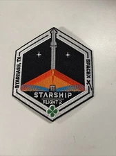 SpaceX  Starship Flight 2  Mission Patch - Official SpaceX Employee Patch