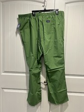 Cherokee Workwear Originals Women  s Flare Leg Drawstring Scrub Pant Green SZ 2XL
