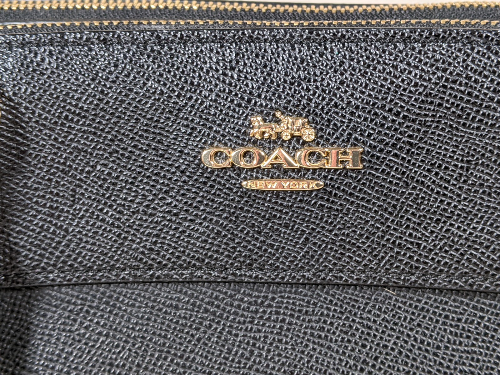 COACH BROOKE CARRYALL CROSSGRAIN LEATHER SHOULDER BAG… Gem