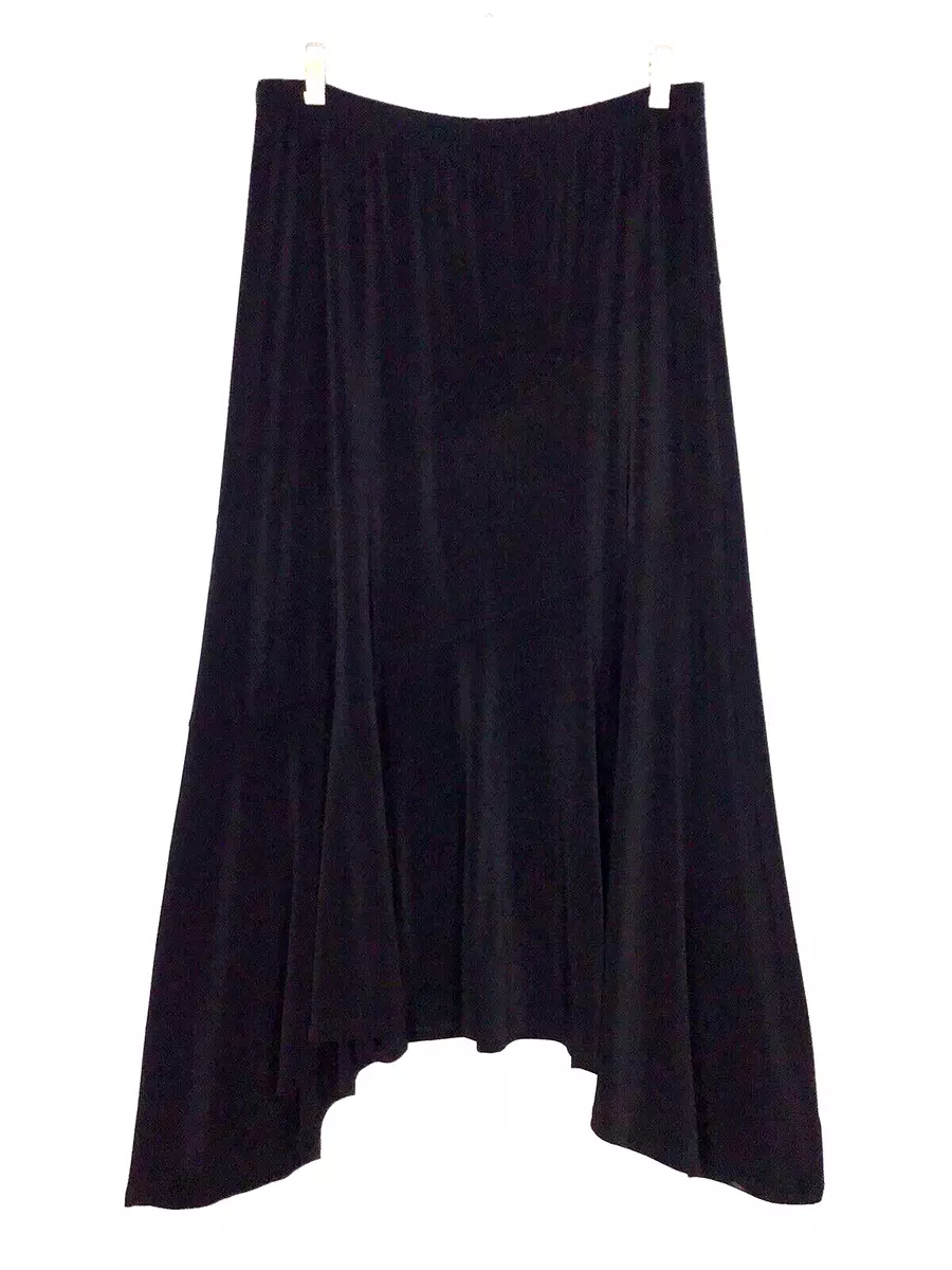 Black knit skirt clearance elastic waist