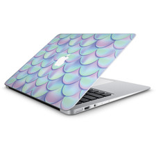 Skin Decal Wrap for Macbook Air 13 Inch 13" - mermaid scales blue pink