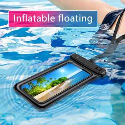 Wasserdichte Schwimmfähig Handyhülle Unterwasser Wasserfeste - 7 Zoll Universell