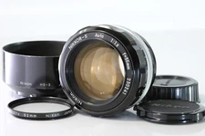 [Opt. Mint] Nikon Nikkor-S Auto 55mm F1.2 Prime MF Lens w/ Hood HS-3 Japan A648