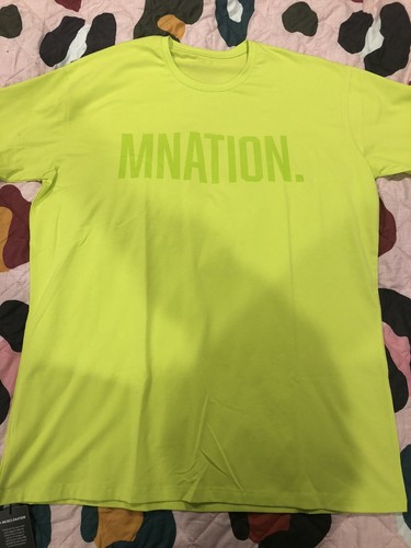Muscle Nation Mens Oversized Tonal Tee 