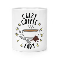 VerrüCkte Kaffee Damen Stars Makeup Pinsel Bleistift Topf Mutter Tag Addict