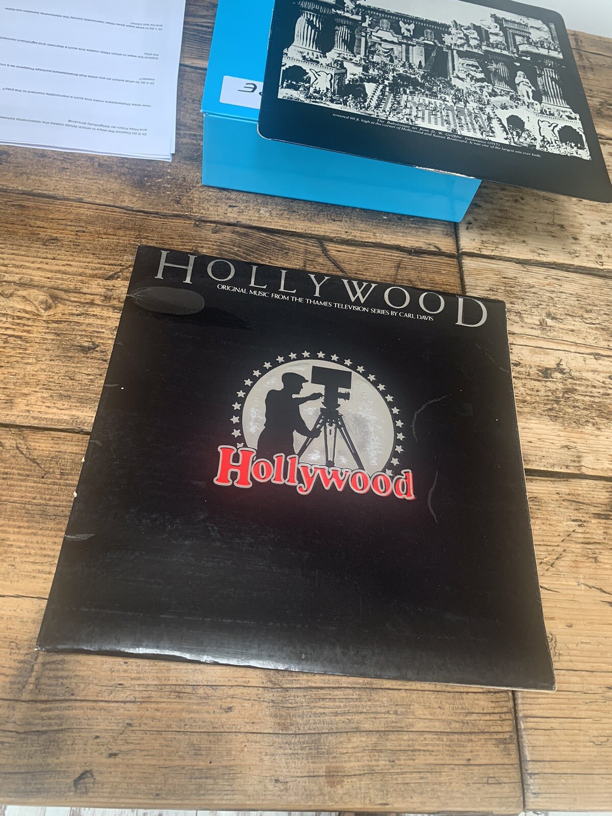 Carl Davis Hollywood TV Series Soundtrack 1979 GF Vinyl LP & Inner Plays Perfect