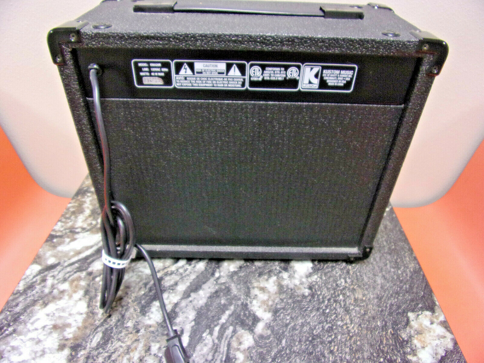 Vintage Kustom Amplifier KMA 20 R Mixer Amplifier eBay