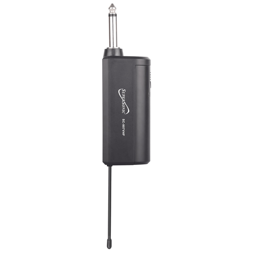 Supersonic VHF Dual Fixed Channel Professional Wireless Microphones with Battery - Picture 4 of 6