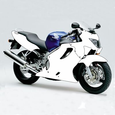 Unlackiertes Motorrad Verkleidungssatz für Honda CBR 600 F F4 99-00