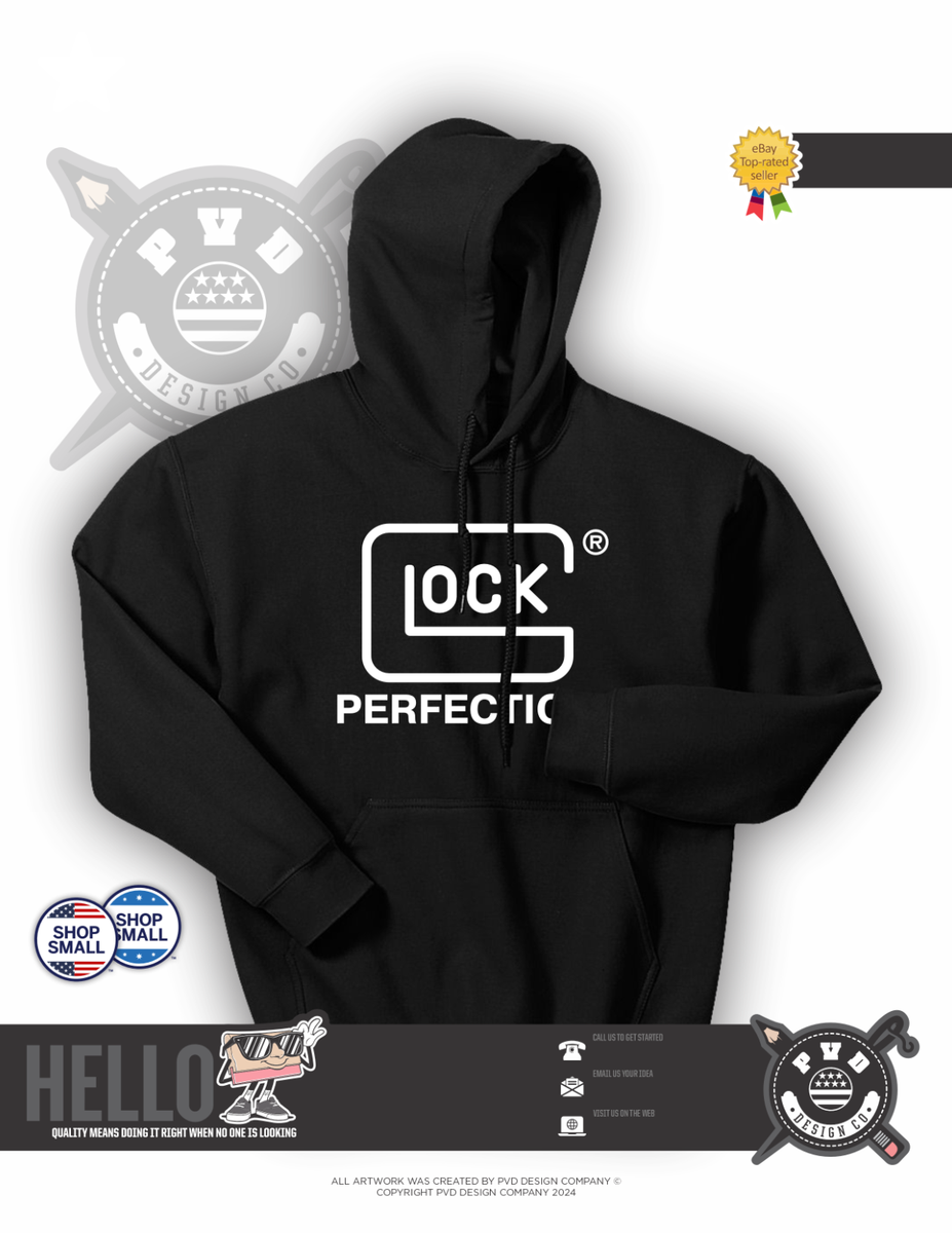 Glock Pullover Hoodie | GLOCK Pistol Hooded Sweatshirt | GLOCK | Firearms |  USA | eBay