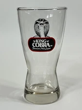 King Cobra Premium Malt Liquor Beer Hourglass Glass Snake 2 Color 5 5/8"