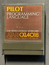 PILOT Programming Language for Atari 400/800/1200 CXL4018 Cartridge Only