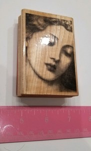 Woman in Repose Rubber Stamp Woman in Repose Rubber Stamp