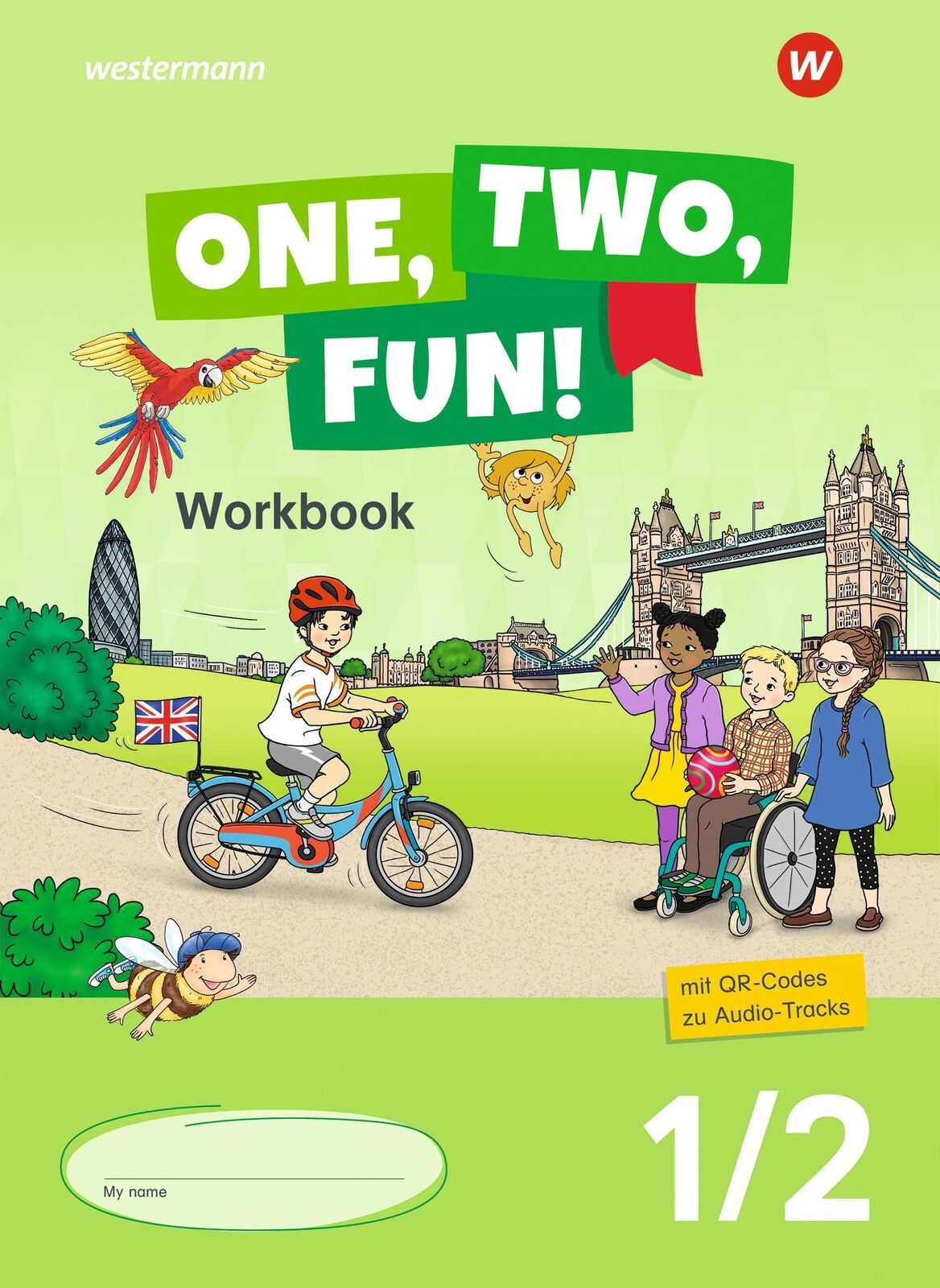 Thumbnail - One, Two, Fun Workbook 1/2 Mit Qr-codes Zu Audio-tracks | Finck |