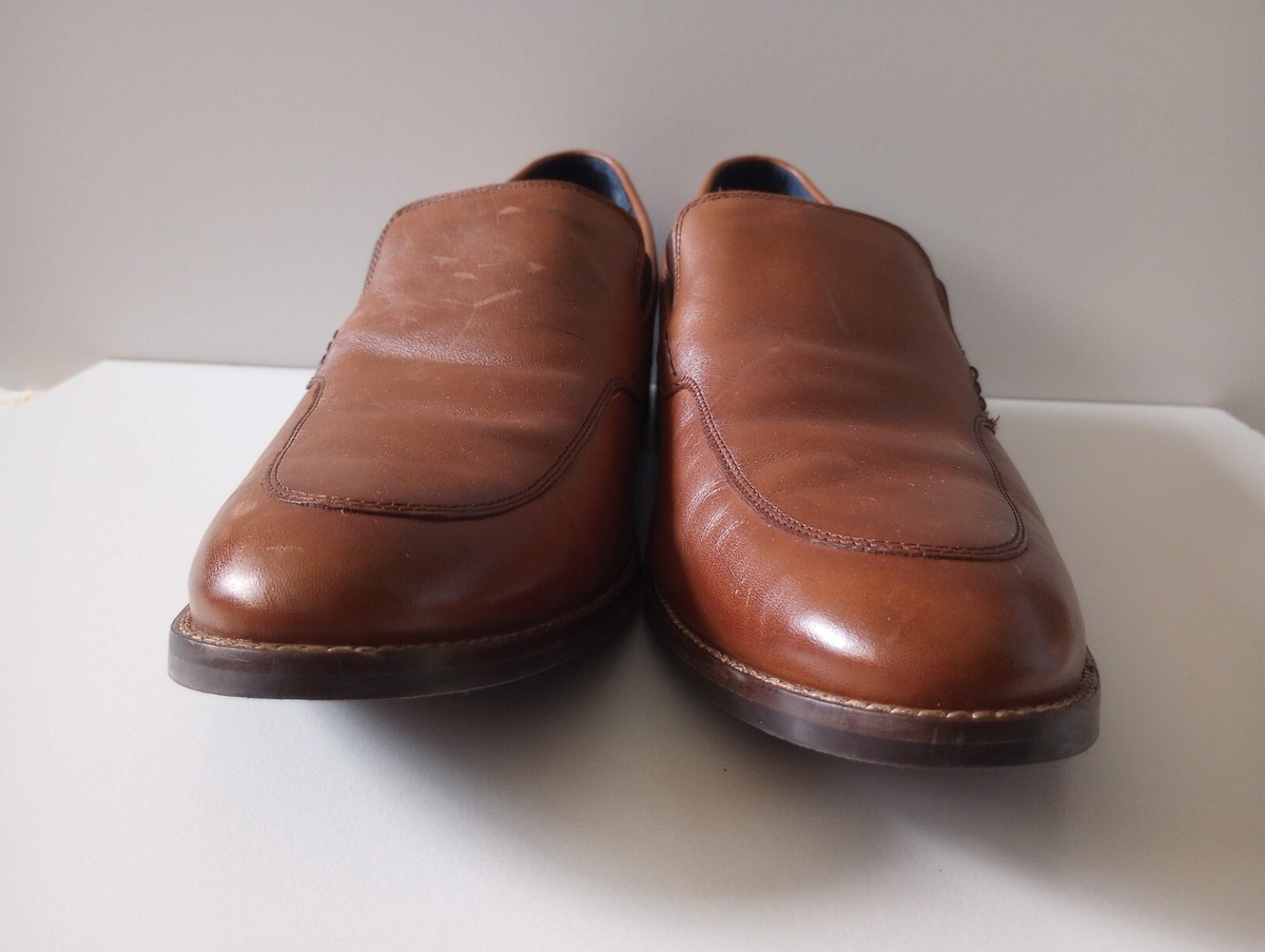 Cole Haan Dress Loafers Shoes Size 13M Leather Chestnut  display picture 2