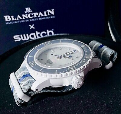 BLANCPAIN x SWATCH ANTARCTIC OCEAN SCUBA FIFTY FATHOMS 42.3 BLANCPAIN x SWATCH ANTARCTIC OCEAN SCUBA FIFTY FATHOMS 42.3