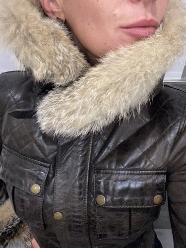 Belstaff Leder Jacke Ocelot Coyote 34 neu - Bild 5 von 18