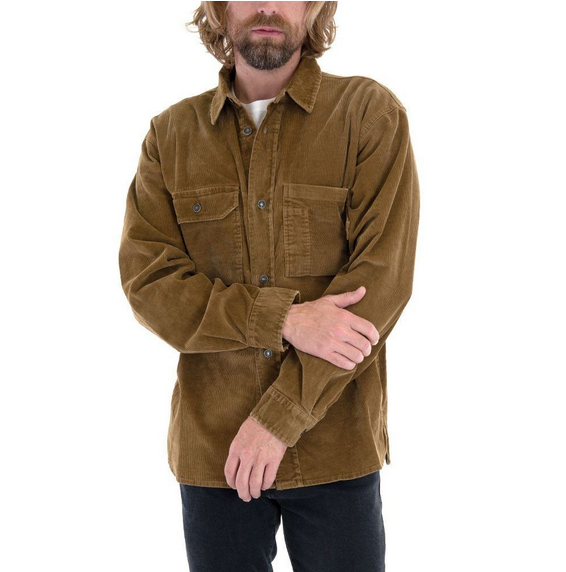 Diesel Men's Corduroy Overshirt in Size S Style S-BUN